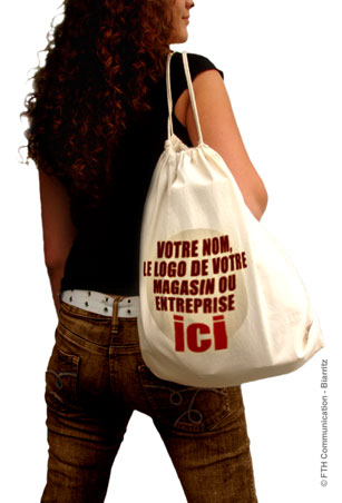 tote bag coton bio publicitaire personnalisable sac coton bio tote bag cordelettes bio personnalisable